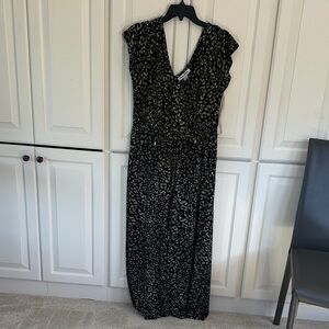 Tommy Bahama Black and Gray Maxi Dress
